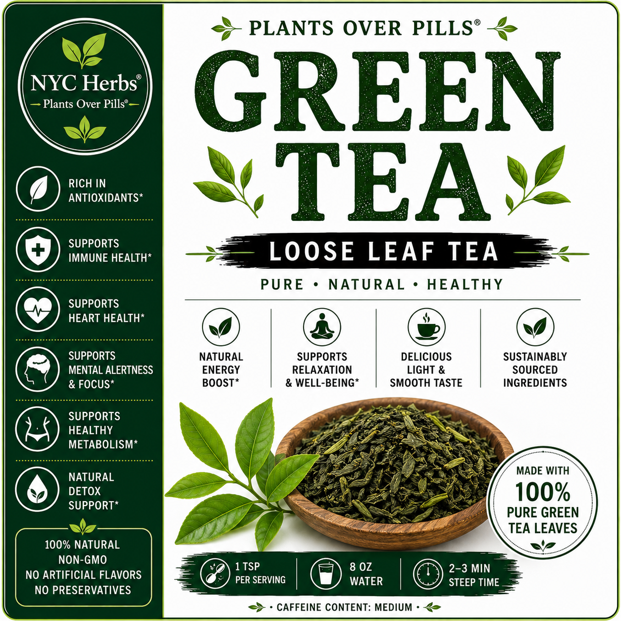 Green Tea | Antioxidant Power & Calm Energy