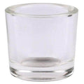 Heavy Glass Votive Candle Holders - 50% Recycled Glass