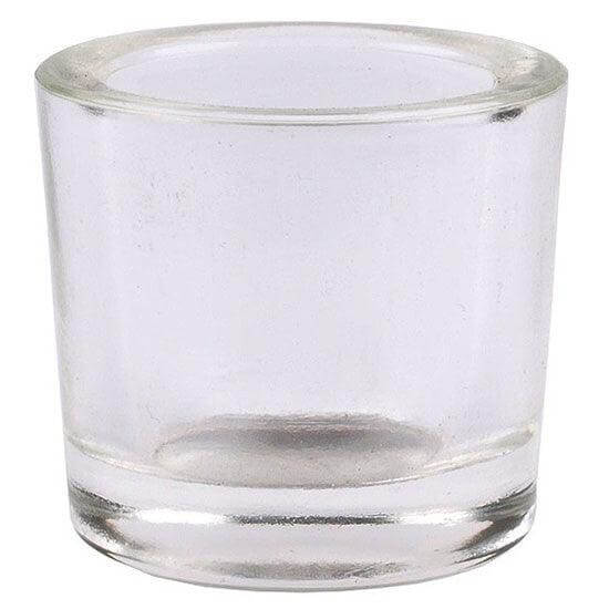 Heavy Glass Votive Candle Holders - 50% Recycled Glass