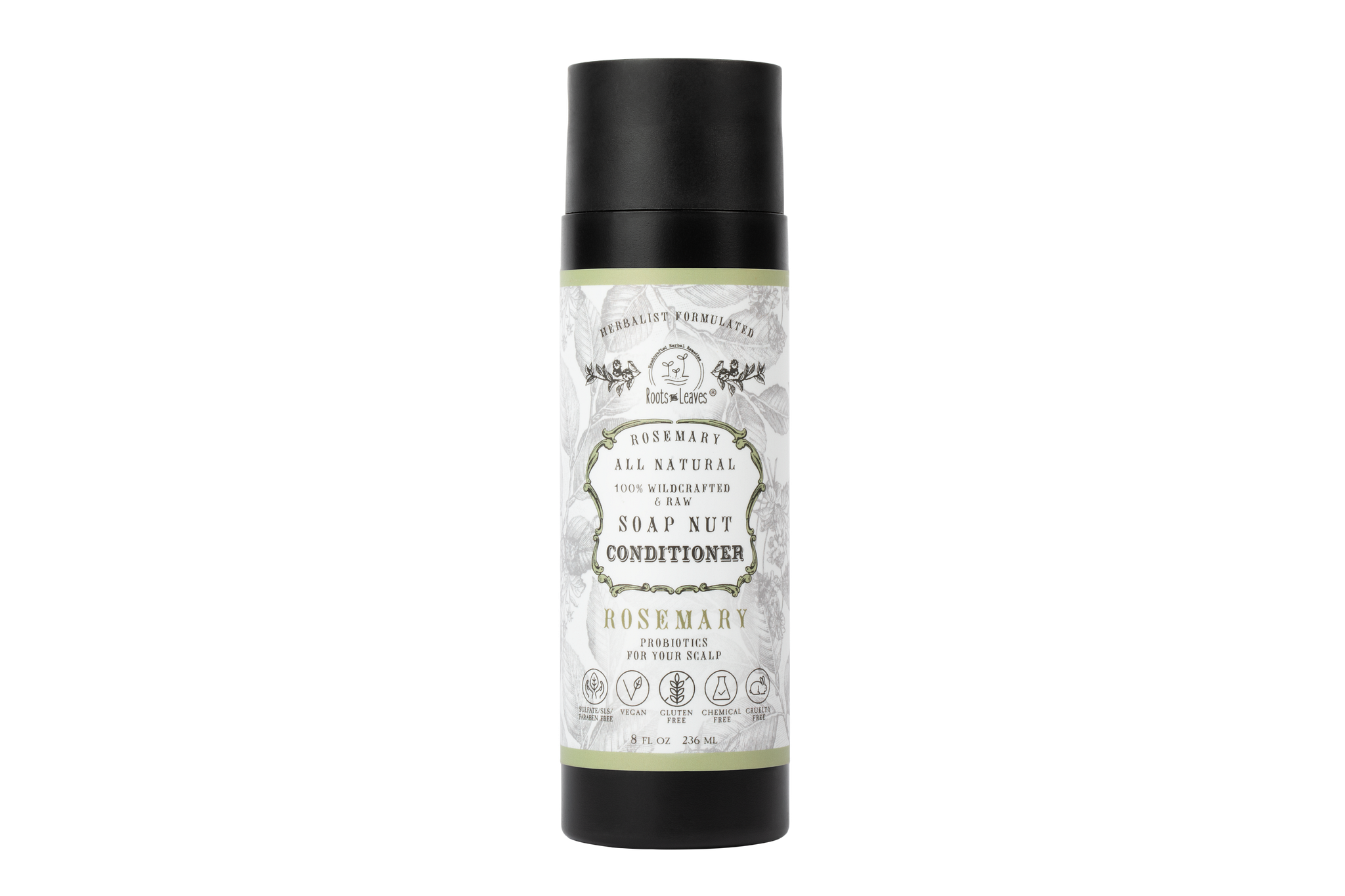 All Natural Soapnut CONDITIONER - ROSEMARY- wild fermented probiotics for your scalp