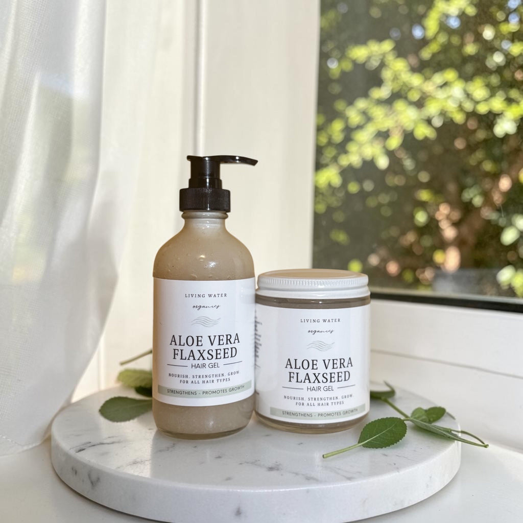 Aloe Vera & Flaxseed Gel, Nourishing (Medium Hold)