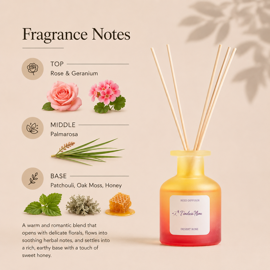 Reed Diffuser - Desert Rose