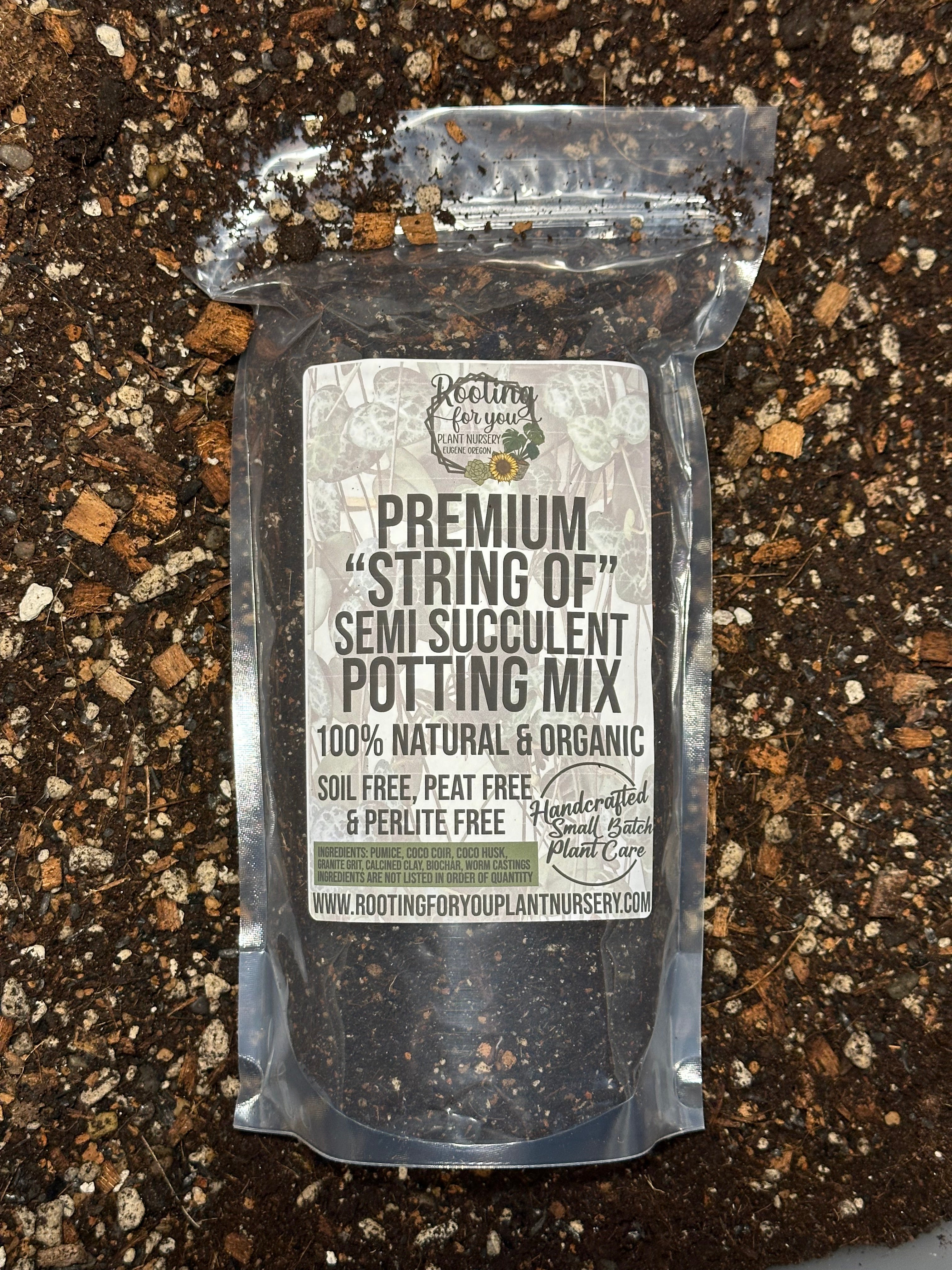 STRING OF SEMI SUCCULENT Premium Potting Mix