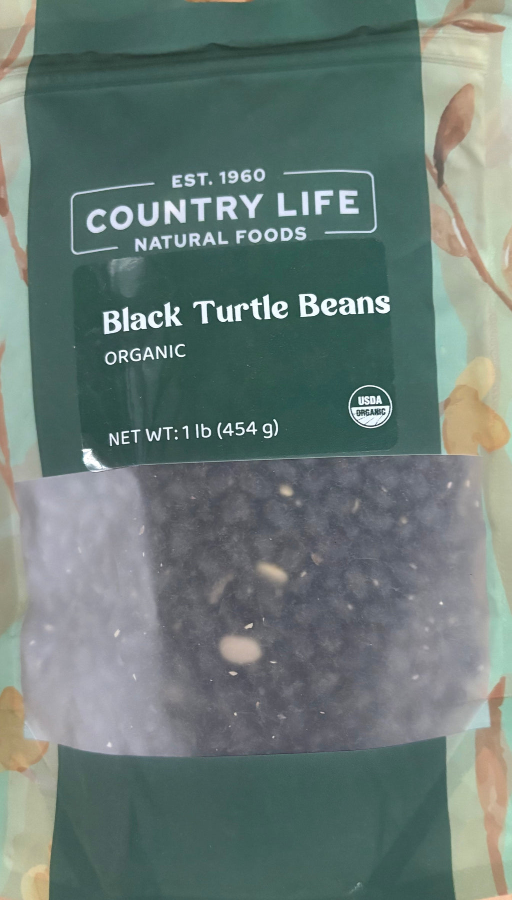 Black Turtle Beans, Organic (REDUCED PRICE! - Contains splits)