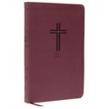 NKJV, Value Thinline Bible, Standard Print, Imitation Leather, Burgundy, Red Letter Edition