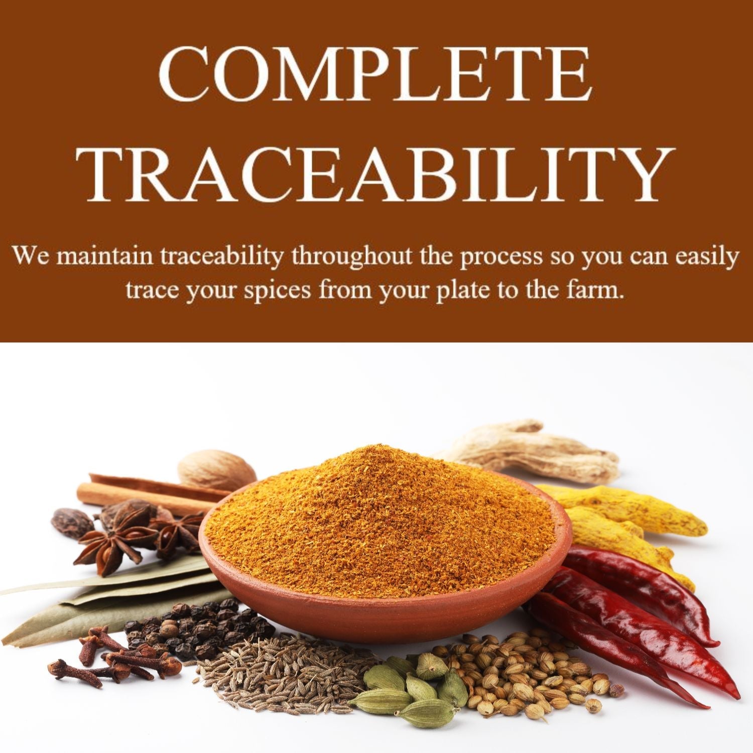Organic Garam Masala — USDA Certified, Non-GMO | Curries, Biryani & Butter Chicken