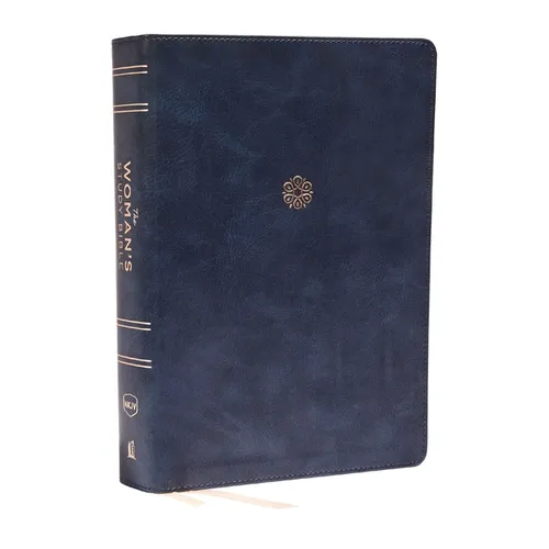 The Nkjv, Woman's Study Bible, Leathersoft, Blue, Full-Color, Indexed: Receiving God's Truth for Balance, Hope, and Transformation