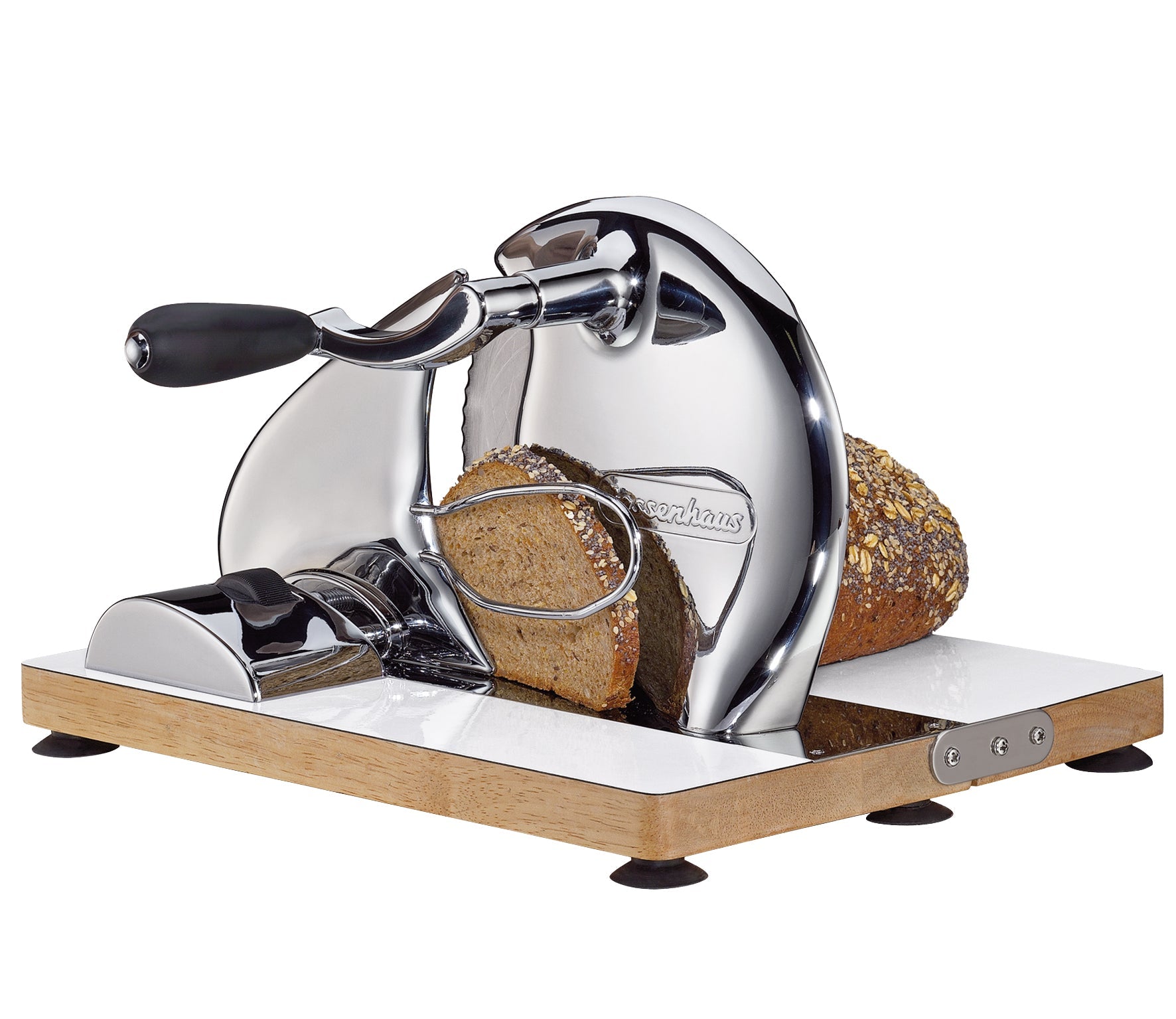 "Vintage" Bread Slicer, Manual, Chrome