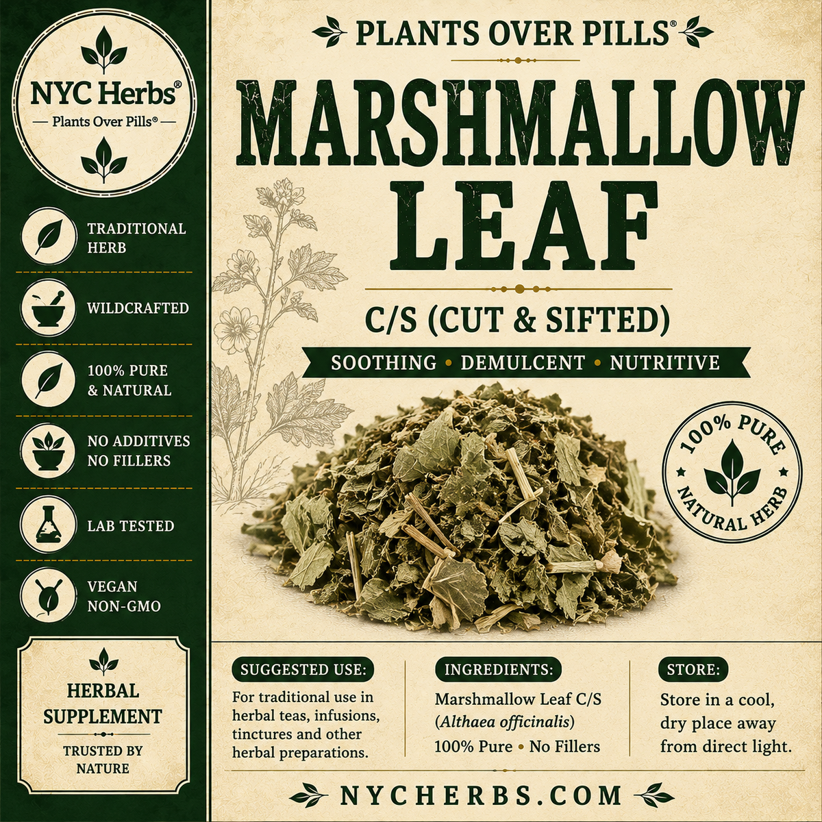 Marshmallow Leaf c/s