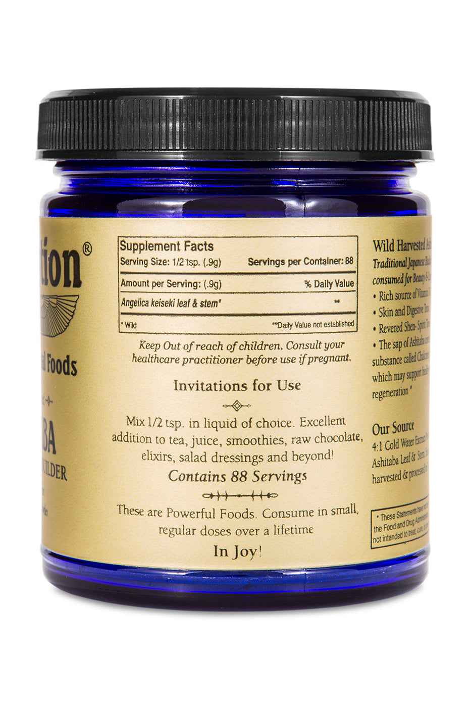 Ashitaba Leaf & Stem Powder (Wildcrafted)