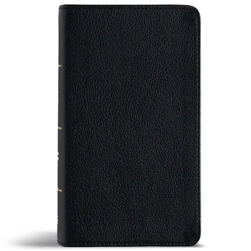 CSB Large Print Compact Reference Bible, Easy-To-Read Optimal Type, Digital Study Edition, Black Genuine Leather
