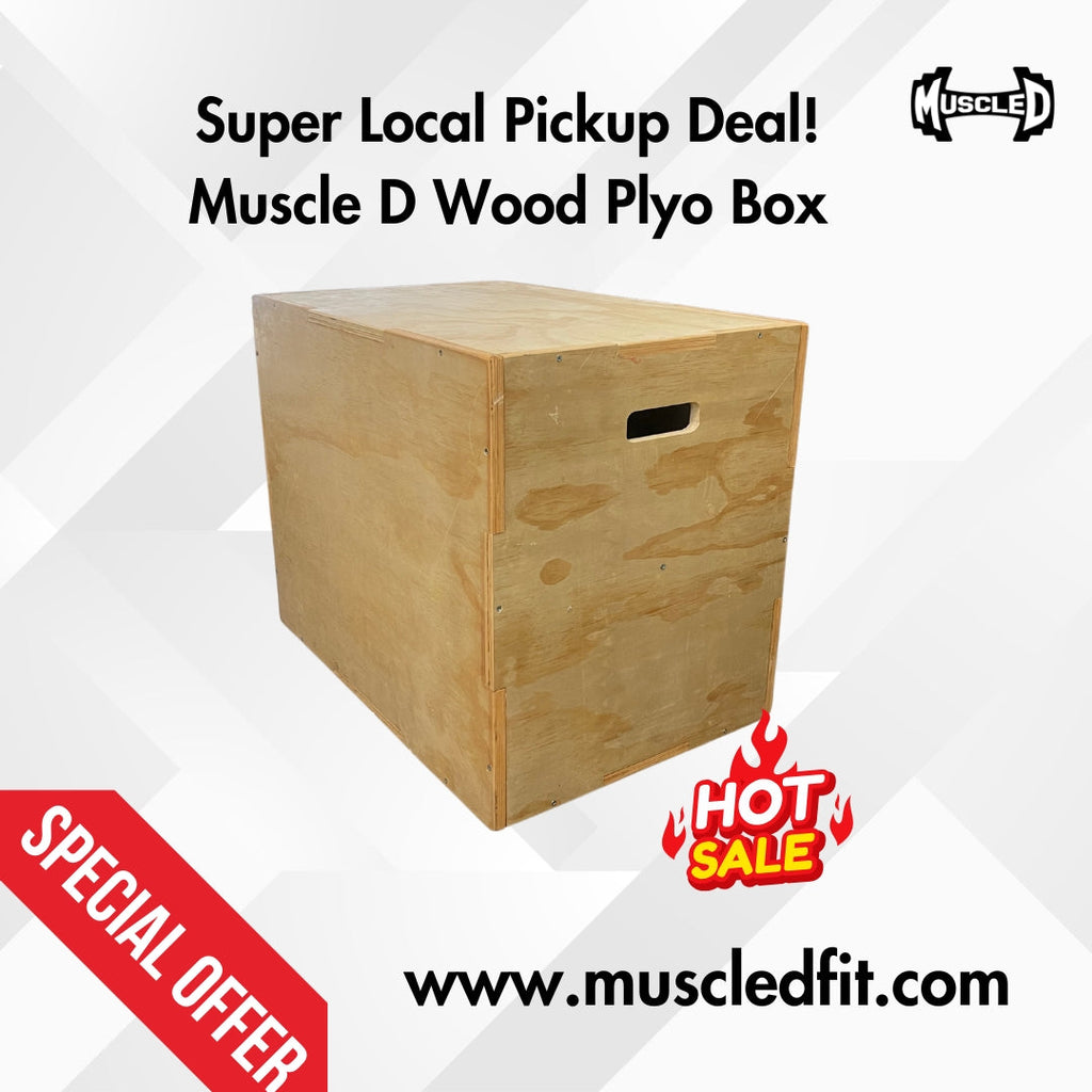 Muscle D Plyo Box(L x W x H: 30" x 20" x 24") Local Pickup Only Deal(Paramount,CA)