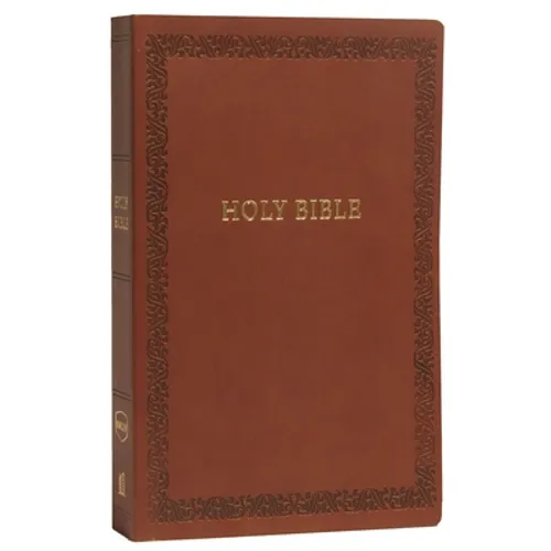 NKJV, Holy Bible, Soft Touch Edition, Imitation Leather, Brown, Comfort Print