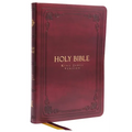 KJV Holy Bible: Large Print Thinline, Burgundy Leathersoft, Red Letter, Comfort Print: King James Version