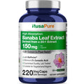 NusaPure Banaba Leaf, 150 mg, 220 Veg Capsules (Non-GMO, Vegan)