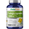 NusaPure Fadogia Agrestis 40:1 Extract, 1200 mg Per Serving 120 Vegan Capsules, GMO Free Supplement, Bioperine