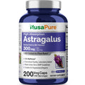 NusaPure Astragalus 20:1 Extract, 300 mg Per Serving, 200 Veggie Capsules, Vegan, Non-GMO & Bioperine