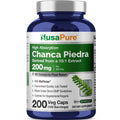 NusaPure Chanca Piedra 200mg | 200 Veggie Caps | Herbal Extract Supplement | Extract 10:1, Non-GMO, Bioperine | 100 Servings per Bottle