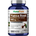 NusaPure Yucca Root 30:1 Extract, 100 mg 120 Veggie Capsules Yucca schidigera Non-GMO, Vegan
