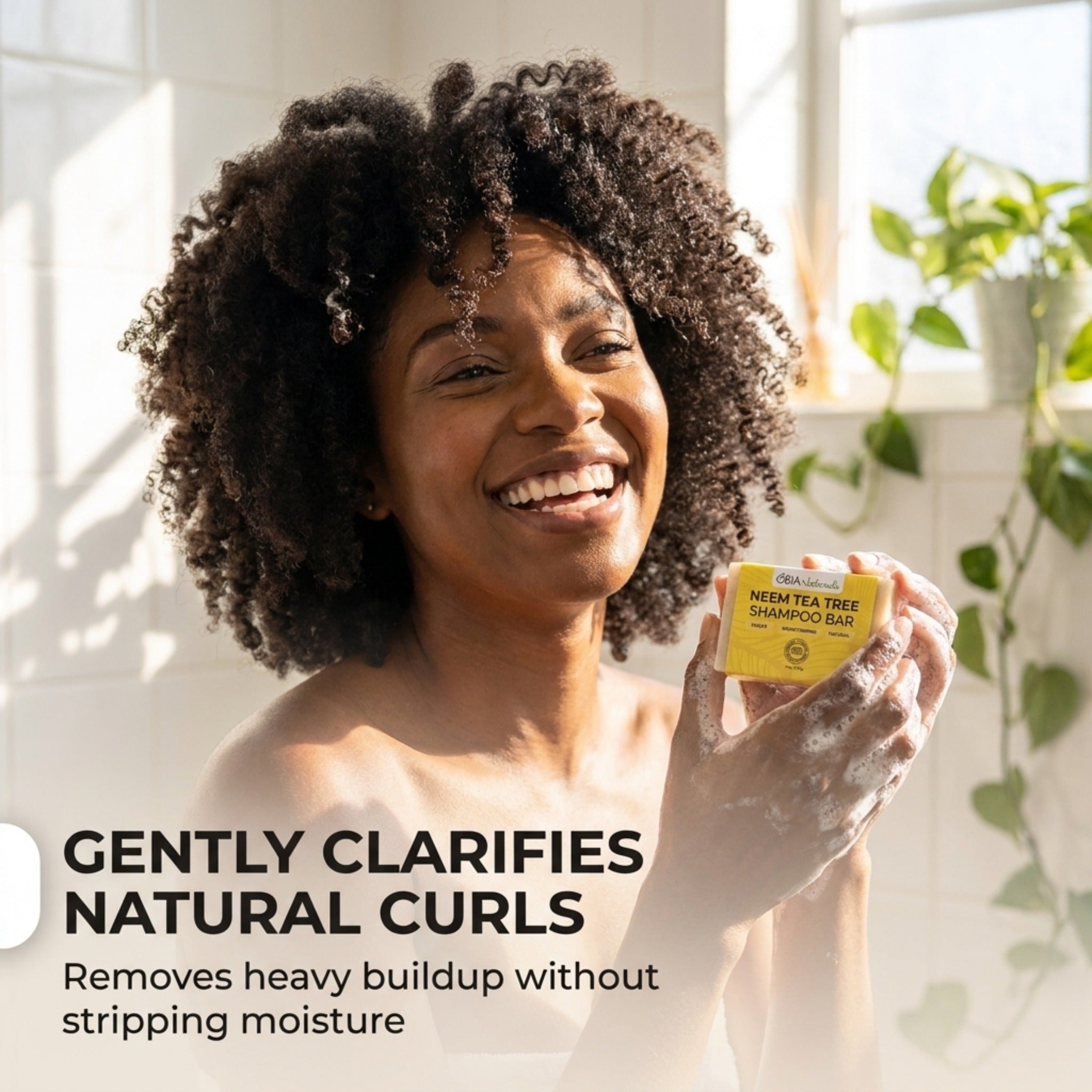 Neem Tea Tree Shampoo Bar — Clarifying Shampoo for Dry Scalp