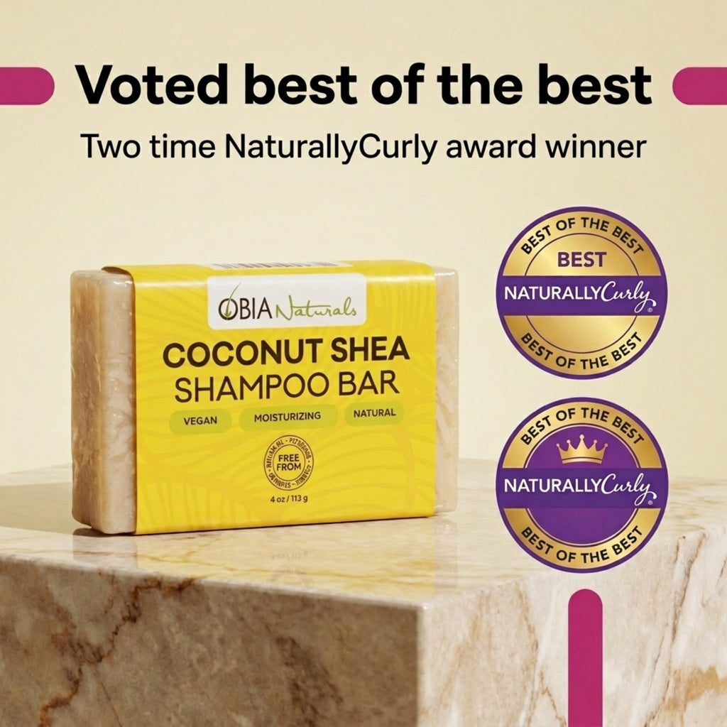 Coconut Shea Shampoo Bar — Sulfate-Free Shampoo for Curly Hair