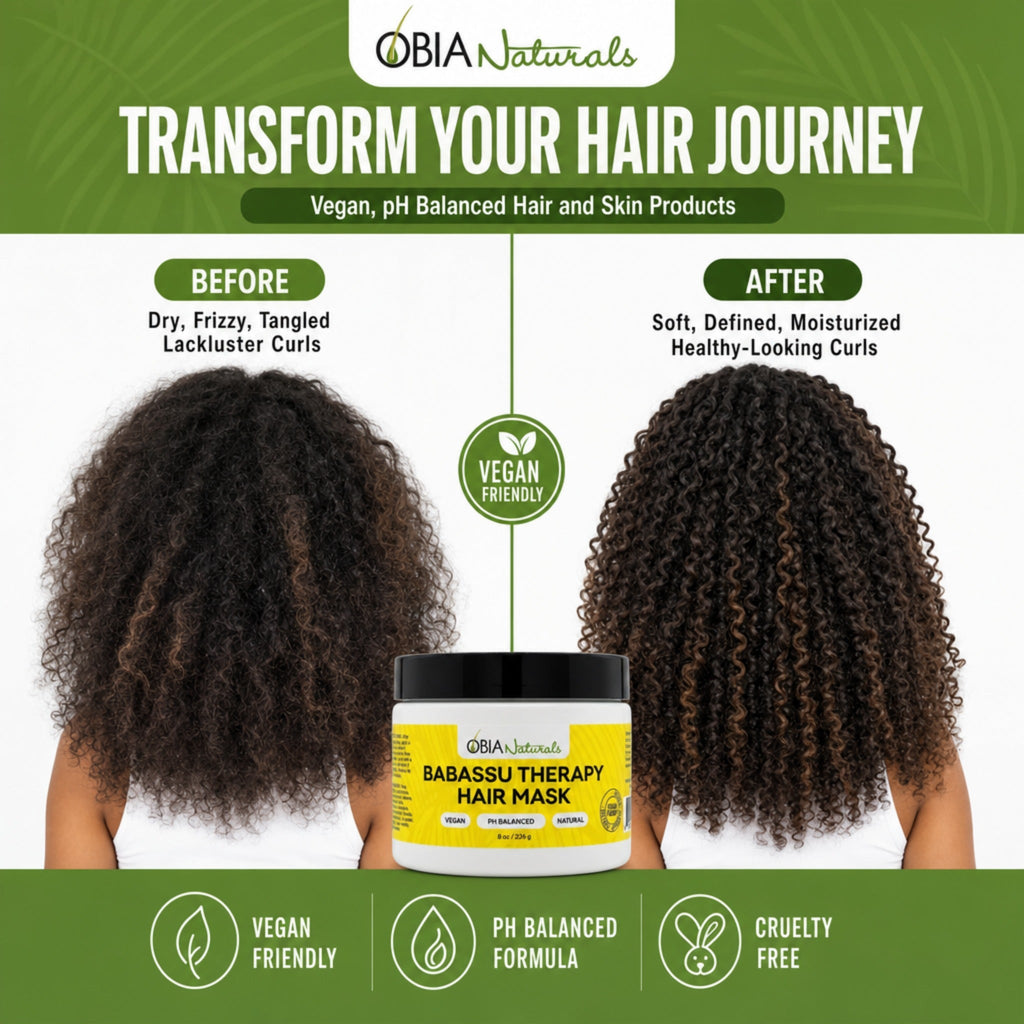 Babassu Hair Therapy Mask — Vegan Plant-Protein Hair Mask
