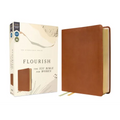Flourish: The NIV Bible for Women, Leathersoft, Brown, Comfort Print
