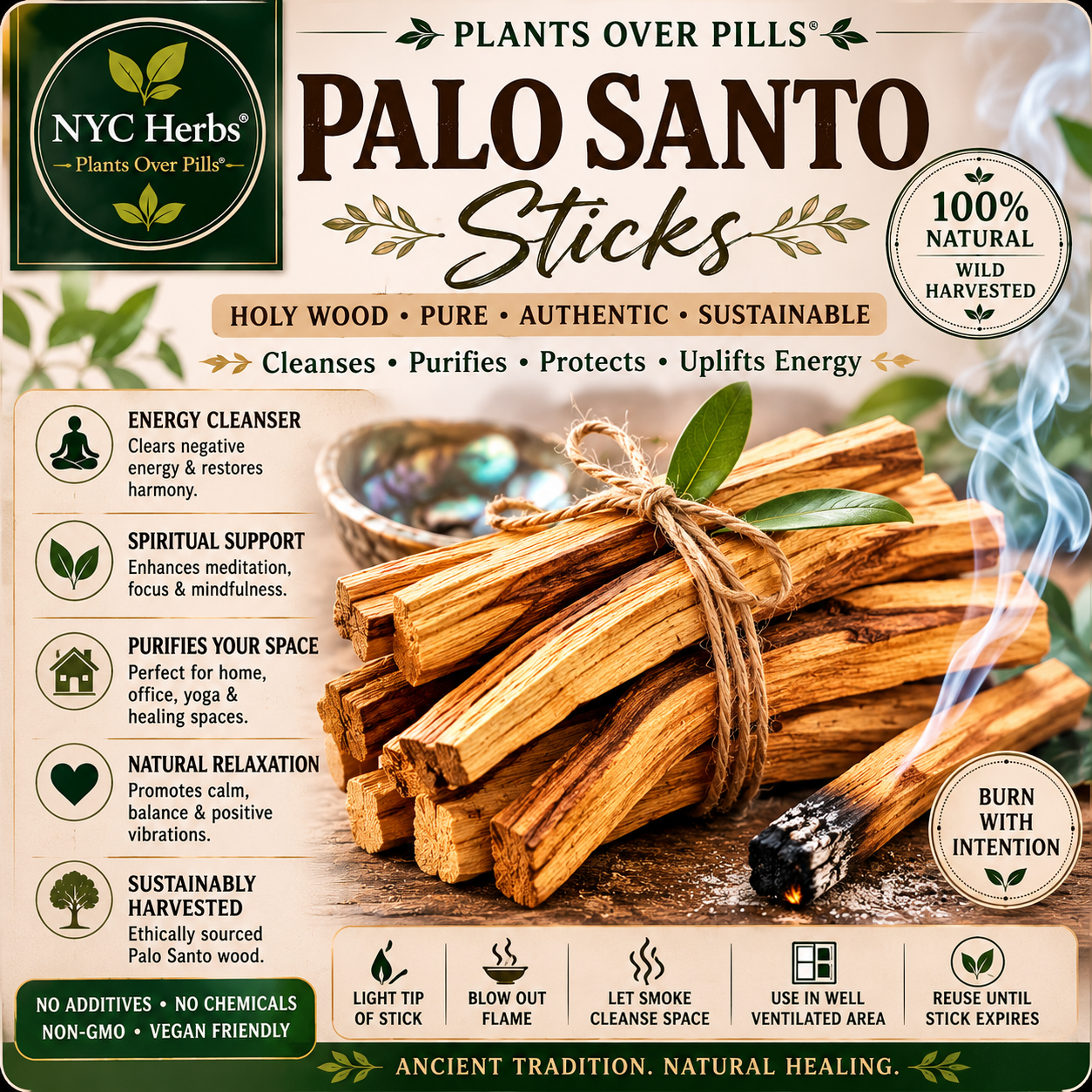 Palo Santo | Sacred Cleansing & Energy Renewal