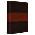 ESV Giant Print Personal Size Bible, Red Letter, Thumb Indexed (Trutone, Forest/Tan, Trail Design)