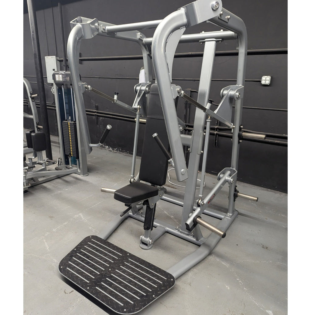 Pro Strength Wide Chest Press - Muscle D Fitness - Premium Adjustable Plate Loaded Bench Press