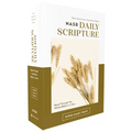 Nasb, Daily Scripture, Super Giant Print, Paperback, White/Gold, 1995 Text, Comfort Print: 365 Days to Read Through the Whole Bible in a Year