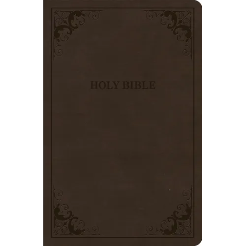 CSB Thinline Bible, Value Edition, Brown Leathertouch