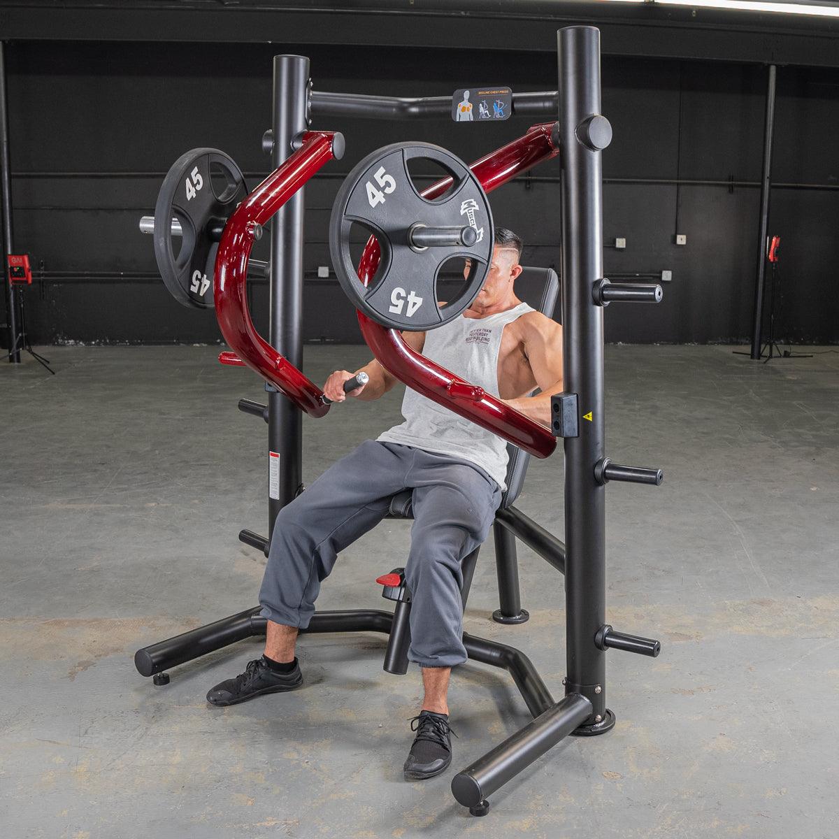 Power Leverage V2 Decline Chest Press - Muscle D Fitness