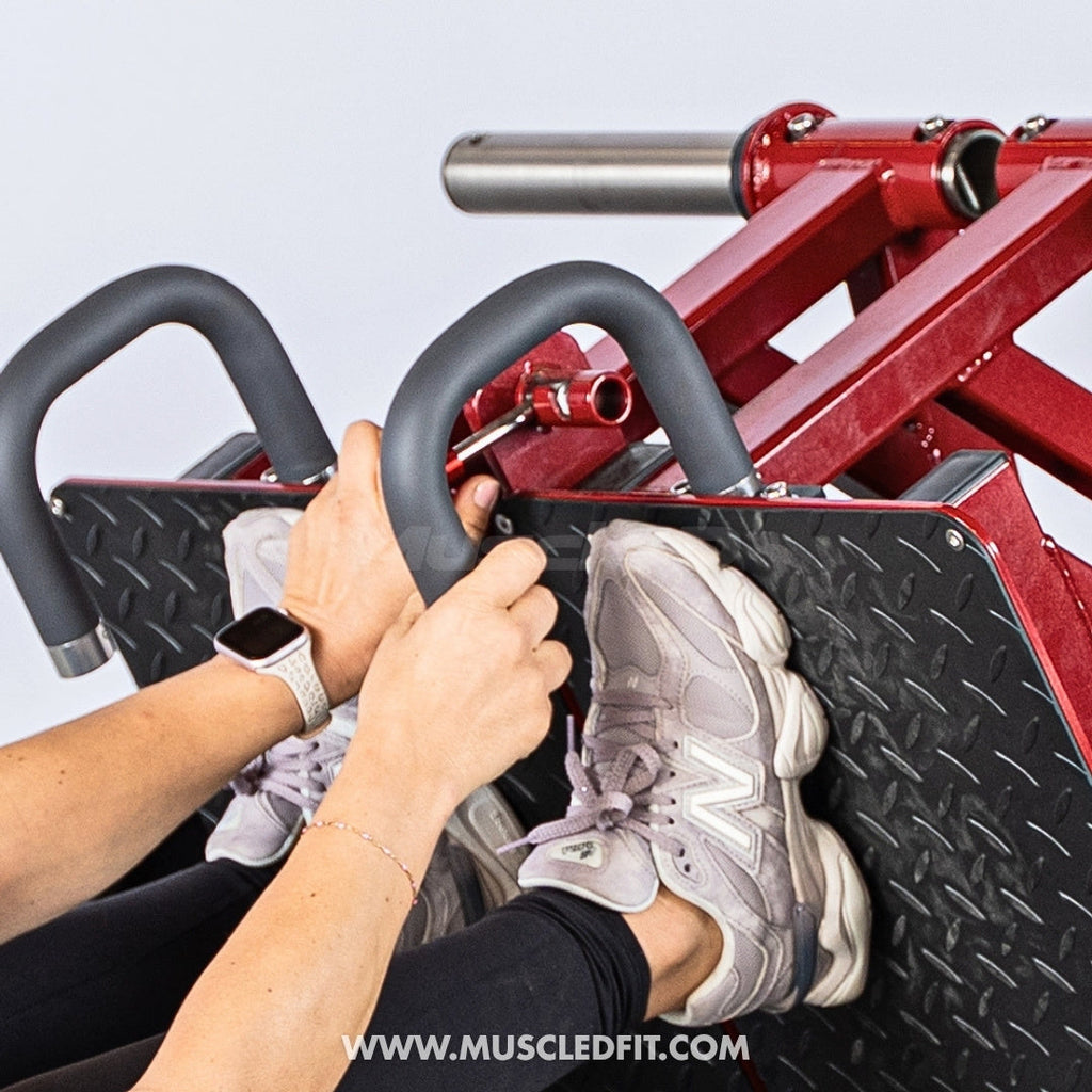 Pro Strength Dual Leg Press - Muscle D Fitness - Plate Loaded - Iso-Lateral - 45-Degree