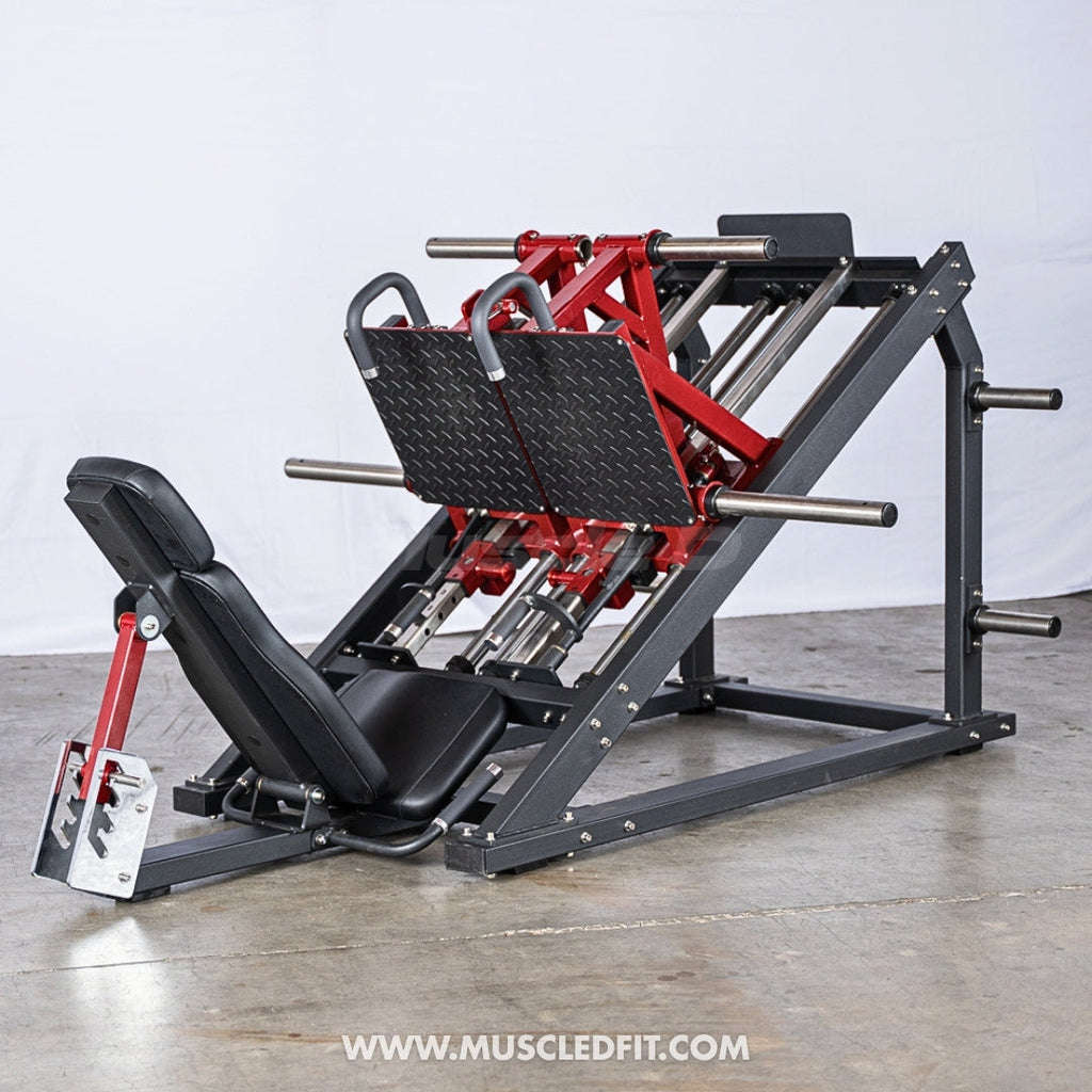 Pro Strength Dual Leg Press - Muscle D Fitness - Plate Loaded - Iso-Lateral - 45-Degree