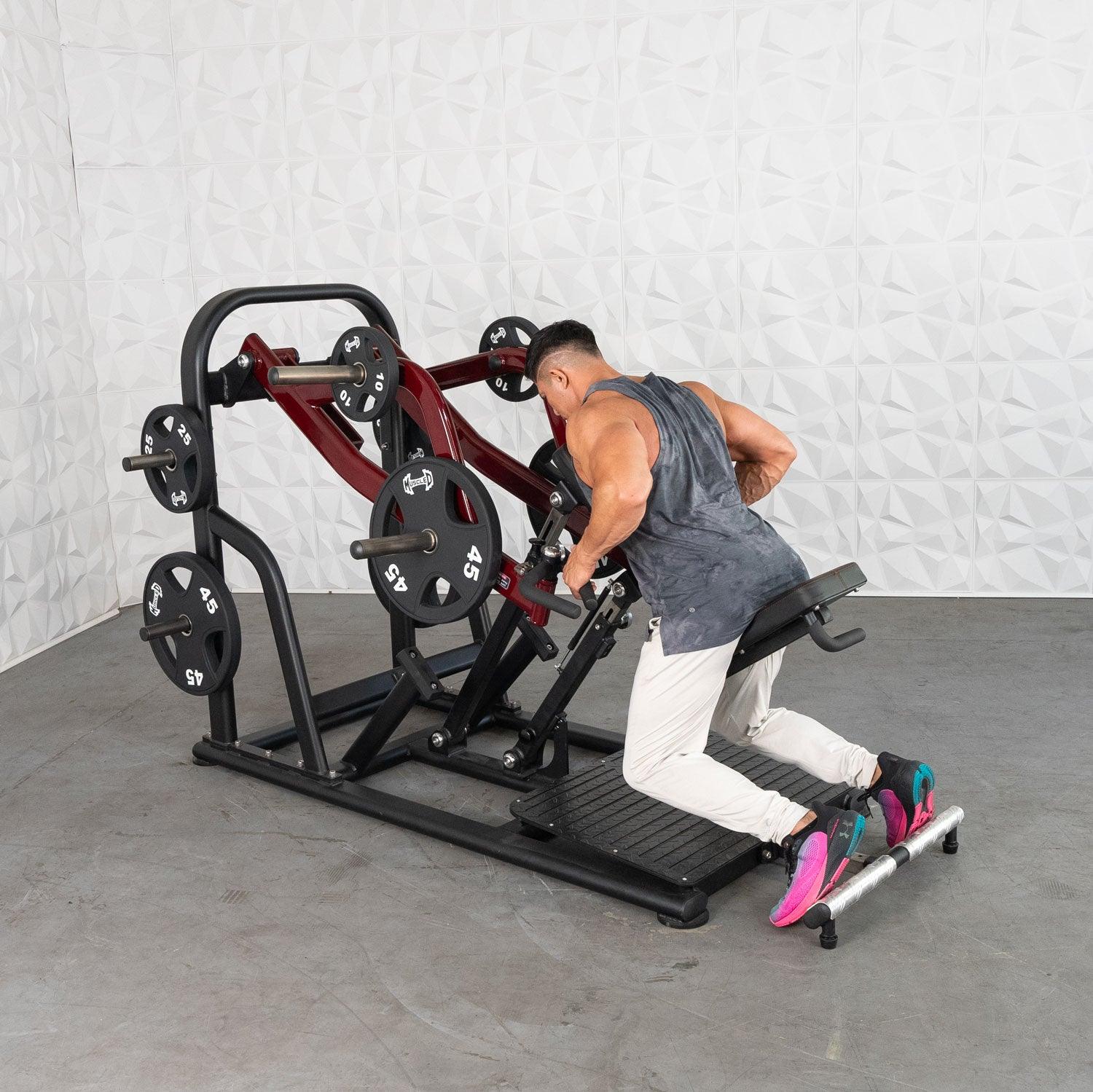 Muscle D Fitness Pro Strength Dynamic Row | Plate-Loaded Back Machine