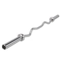 5' Hard Chrome EZ Curl Bar – Ergonomic Arm Training | Muscle D Fitness