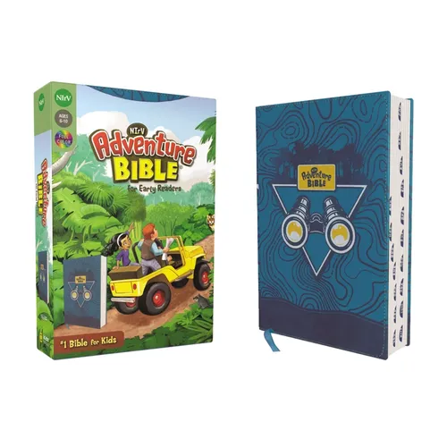 Nirv, Adventure Bible for Early Readers, Leathersoft, Blue, Full Color, Thumb Indexed Tabs