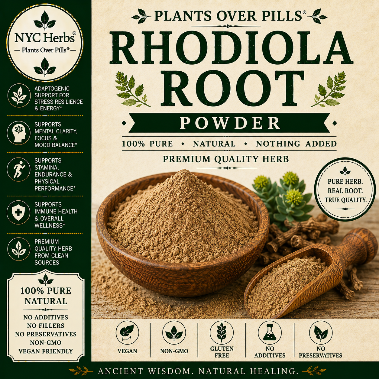 Rhodiola Root | Stress Relief & Energy Balance