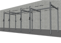 TGrip Commercial 20' Rig - 3x3 Steel - Functional Multi-Grip Pull-Up - Sandwich Style J-Hooks