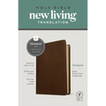 NLT Compact Bible, Filament Enabled (Leatherlike, Rustic Brown, Red Letter)
