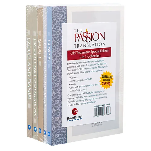 The Passion Translation Old Testament Special Edition: 5-In-1 Collection