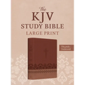 The KJV Study Bible, Large Print (Indexed) [Rose & Chestnut Cross]