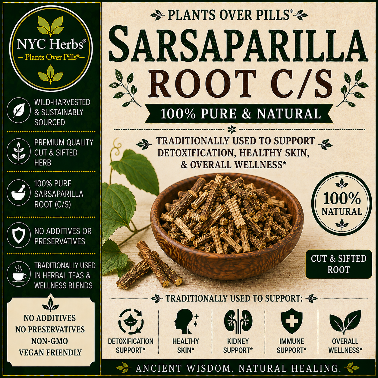 Sarsaparilla Root c/s