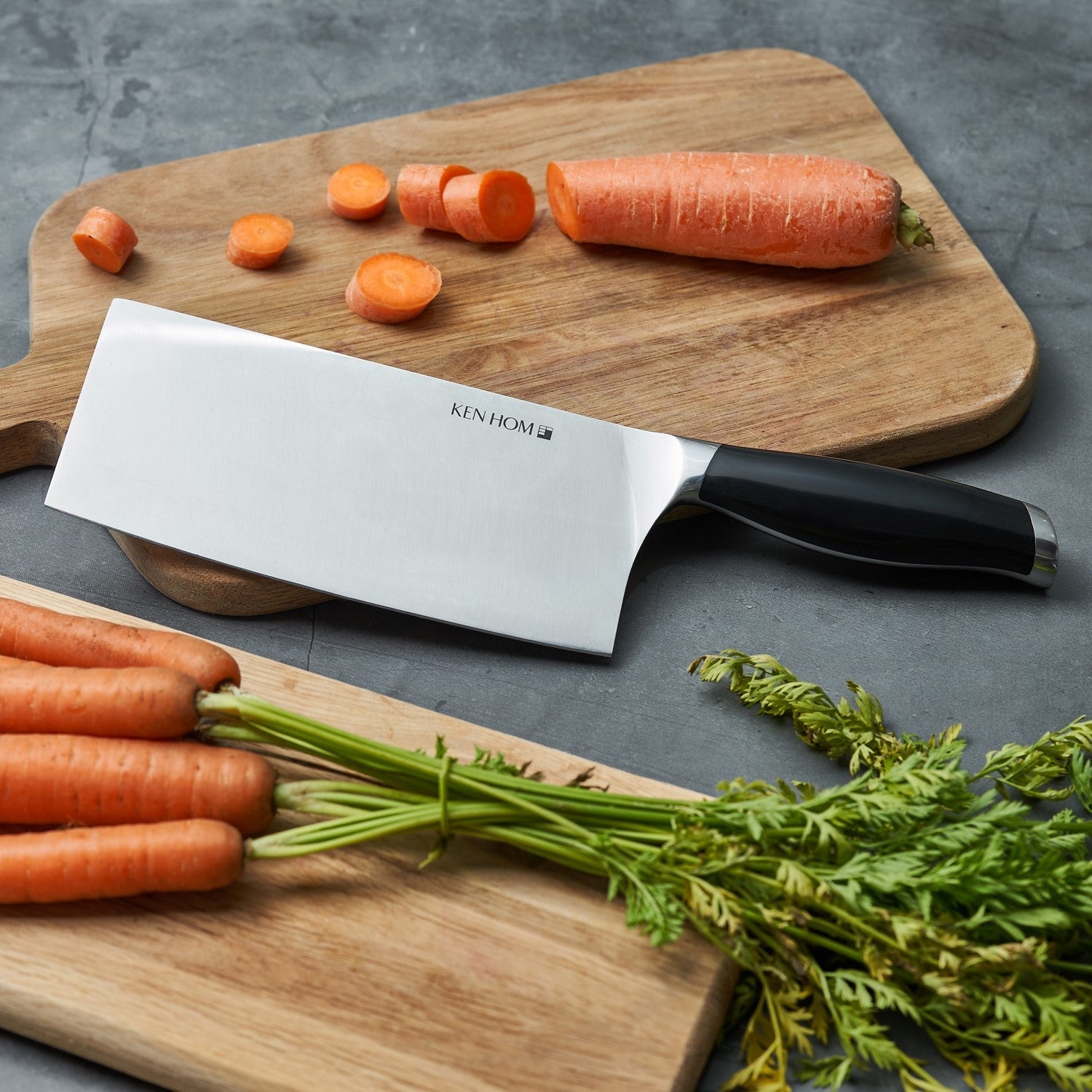 Ken Hom Stainless Steel Cleaver 7"