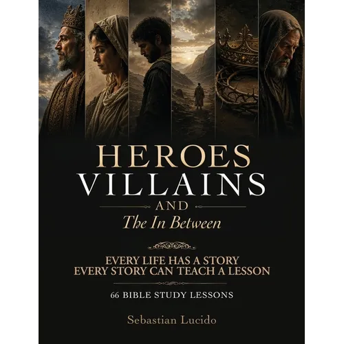 Heroes Villains and the In Between, Every Life Has A Story And Every Story Can Teach A Lesson 66 Bible Study Lessons