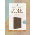 Light for Life NASB Study Bible--Atlas Edition [Thumb Indexed] (Mocha Brown)