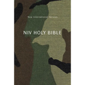 Niv, Holy Bible, Compact, Paperback, Woodland Camo, Comfort Print