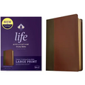 NKJV Life Application Study Bible, Third Edition, Large Print (Leatherlike, Brown/Mahogany, Red Letter)