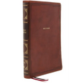 Nkjv, Thinline Bible, Large Print, Leathersoft, Brown, Thumb Indexed, Comfort Print: Holy Bible, New King James Version